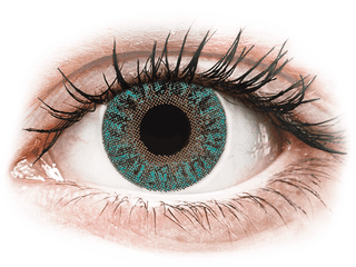 TopVue Color - Turquoise - dioptriával (2 db lencse) - Coloured contact lenses