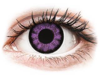 ColourVUE BigEyes Ultra Violet - dioptria nélkül (2 db lencse) - Coloured contact lenses