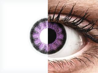 ColourVUE BigEyes Ultra Violet - dioptria nélkül (2 db lencse)