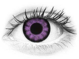 ColourVUE BigEyes Ultra Violet - dioptria nélkül (2 db lencse)