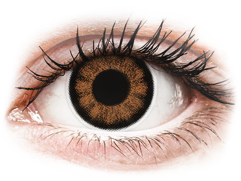 ColourVUE BigEyes Sexy Brown - dioptria nélkül (2 db lencse) - Coloured contact lenses