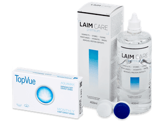TopVue Monthly (6 db lencse) + 400 ml Laim-Care ápolószer