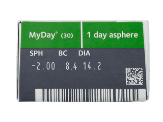 MyDay daily disposable (30 db lencse) - Paraméterek előnézete