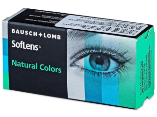SofLens Natural Colors Aquamarine - dioptriával (2 db lencse)