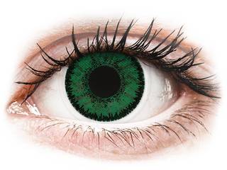 SofLens Natural Colors Emerald - dioptriával (2 db lencse) - Coloured contact lenses