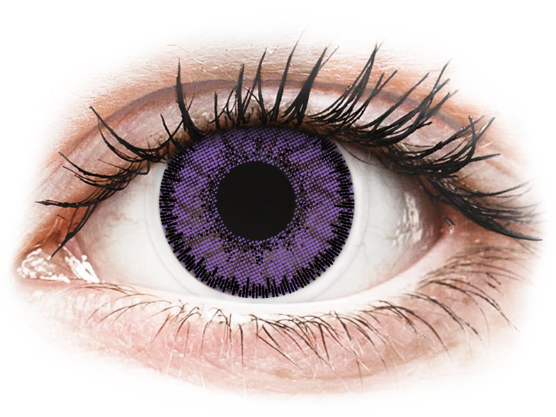 SofLens Natural Colors Indigo - dioptriával (2 db lencse) - Coloured contact lenses
