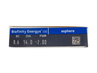 Biofinity Energys (3 lencse) - Paraméterek előnézete