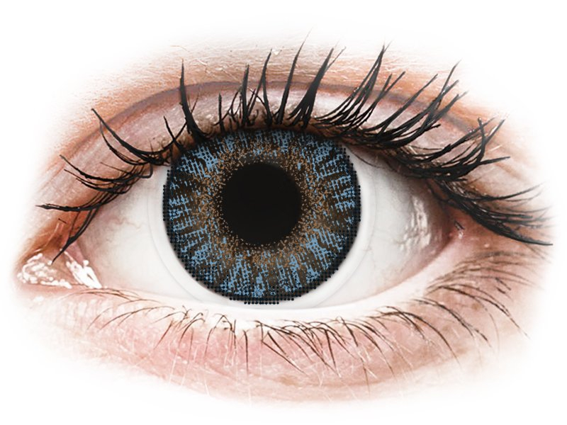 FreshLook ColorBlends Blue - dioptriával (2 db lencse) - Coloured contact lenses