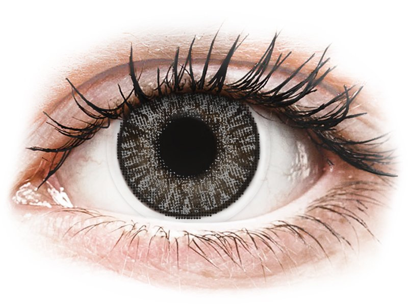 FreshLook ColorBlends Sterling Gray - dioptriával (2 db lencse) - Coloured contact lenses
