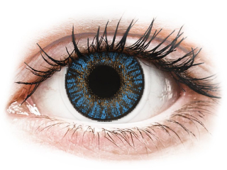 FreshLook ColorBlends True Sapphire - dioptriával (2 db lencse) - Coloured contact lenses