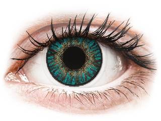 FreshLook ColorBlends Turquoise - dioptriával (2 db lencse) - Coloured contact lenses