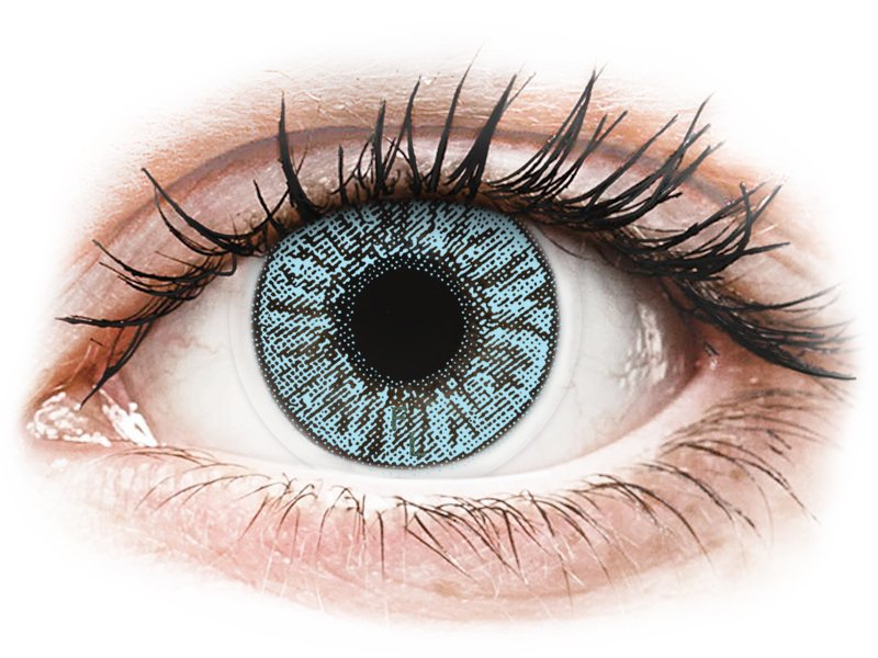 FreshLook Colors Blue - dioptriával (2 db lencse) - Coloured contact lenses