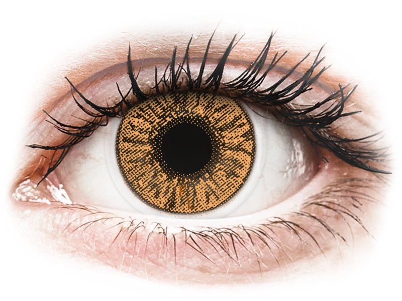FreshLook Colors Hazel - dioptriával (2 db lencse) - Coloured contact lenses