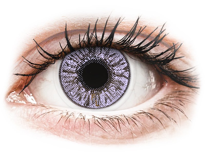 FreshLook Colors Violet - dioptriával (2 db lencse) - Coloured contact lenses