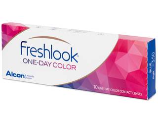 FreshLook One Day Color Green - dioptria nélkül (10 db lencse)