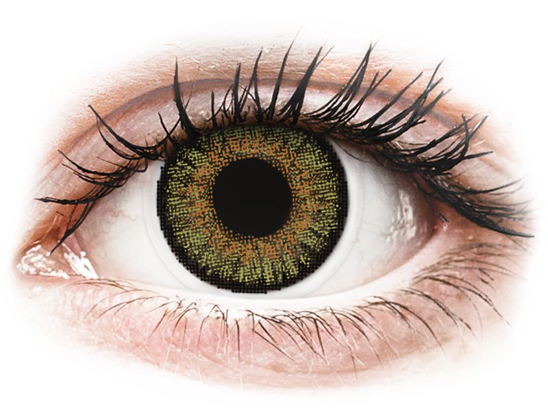 FreshLook One Day Color Pure Hazel - dioptriával (10 db lencse) - Coloured contact lenses