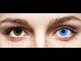 ColourVUE Crazy Lens - Sky Blue - dioptria nélkül napi lencsék (2 db lencse)