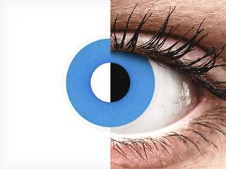 ColourVUE Crazy Lens - Sky Blue - dioptria nélkül napi lencsék (2 db lencse)