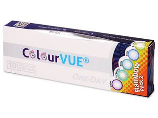 ColourVue One Day TruBlends Rainbow 2 - dioptria nélkül (10 db lencse) - Ez a termék ilyen változatú csomagolásban is kapható