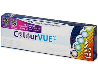 ColourVue One Day TruBlends Rainbow 2 - dioptria nélkül (10 db lencse) - Ez a termék ilyen változatú csomagolásban is kapható