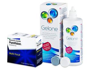 PureVision Multi-Focal (6 db lencse) + 360 ml Gelone ápolószer