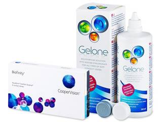 Biofinity Toric (6 db lencse) + 360 ml Gelone ápolószer - Korábbi csomagolás