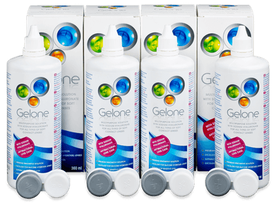 Gelone kontaktlencse folyadék 4 x 360 ml