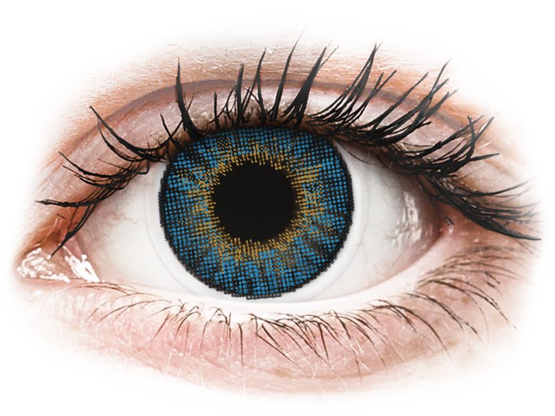 Air Optix Colors - True Sapphire - dioptriával (2 db lencse) - Coloured contact lenses