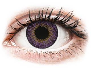 Air Optix Colors - Amethyst - dioptria nélkül (2 db lencse) - Coloured contact lenses