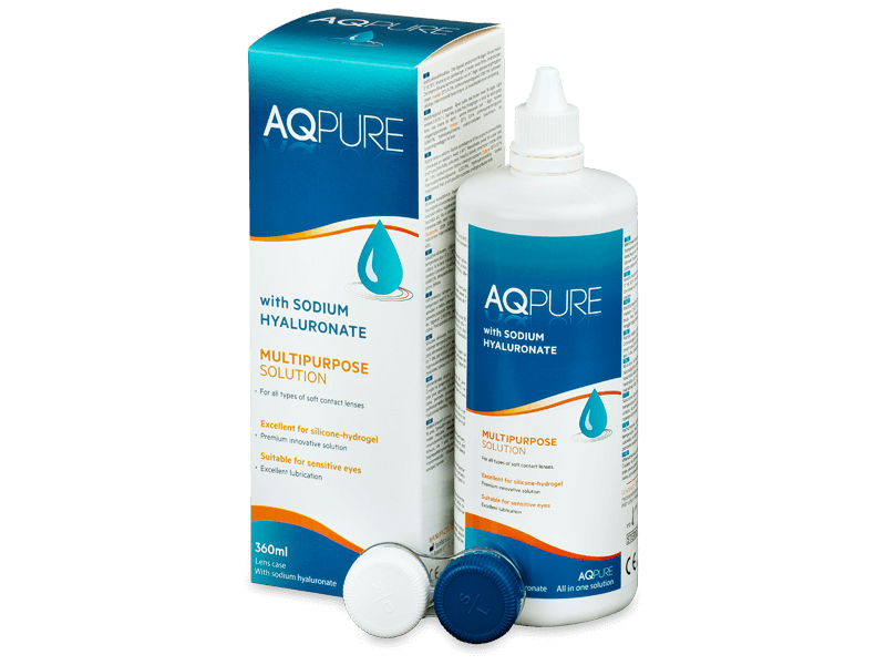 AQ Pure kontaktlencse folyadék 360 ml  - Ápolószer