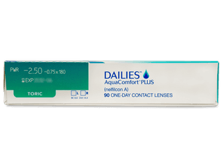 Dailies AquaComfort Plus Toric (90 db lencse) - Paraméterek előnézete