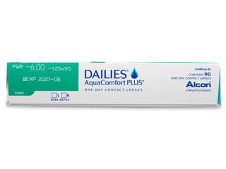 Dailies AquaComfort Plus Toric (90 db lencse) - Paraméterek előnézete