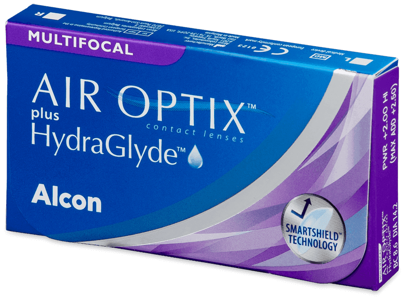 Air Optix plus HydraGlyde Multifocal (3 db lencse) - Havi kontaktlencsék