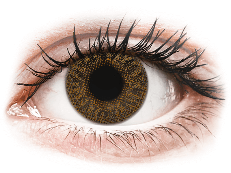 TopVue Color - Honey - dioptriával (2 db lencse) - Coloured contact lenses