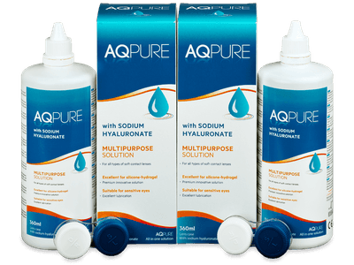 AQ Pure kontaktlencse folyadék 2 x 360 ml