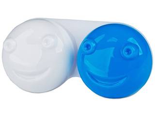 3D Kontaktlencse tartó - kék