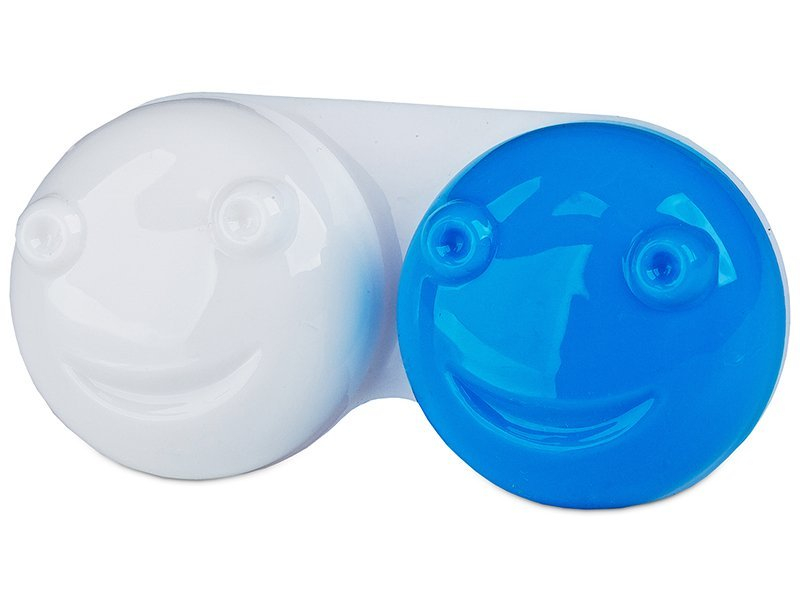 3D Kontaktlencse tartó - kék 