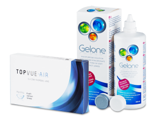 TopVue Air (6 db lencse) + 360 ml Gelone ápolószer