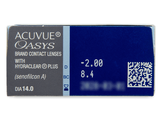 Acuvue Oasys (12 db lencse) - Paraméterek előnézete