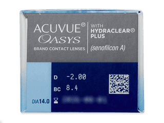 Acuvue Oasys (24 db lencse) - Paraméterek előnézete