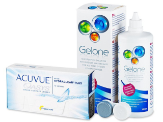 Acuvue Oasys (12 db lencse) + 360 ml Gelone ápolószer