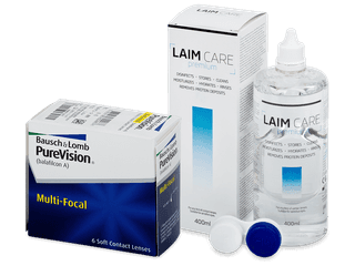 PureVision Multi-Focal (6 db lencse) + 400 ml Laim-Care ápolószer