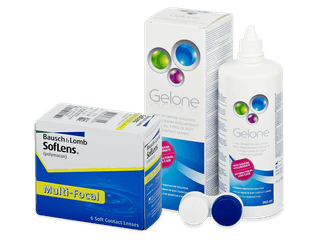 SofLens Multi-Focal (6 db lencse) + Gelone kontaktlencse folyadék 360 ml