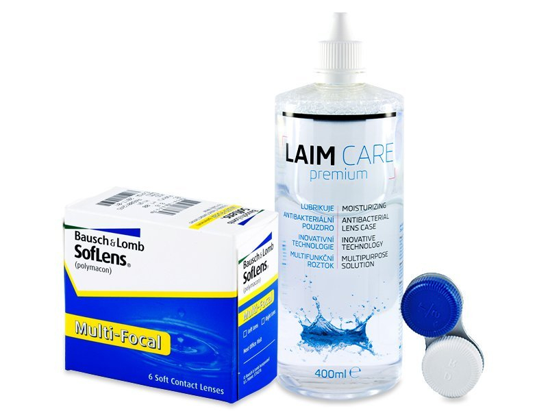 SofLens Multi-Focal (6 db lencse) + 400 ml Laim-Care ápolószer - Kedvezményes csomag