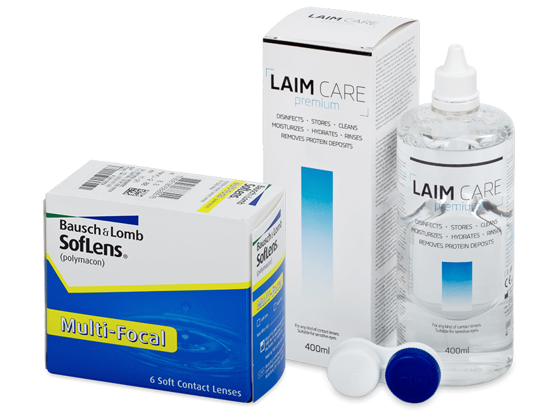 SofLens Multi-Focal (6 db lencse) + 400 ml Laim-Care ápolószer - Kedvezményes csomag