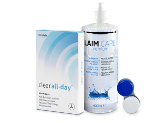 Clear All-Day (6 db lencse) + 400 ml Laim-Care ápolószer - Korábbi csomagolás