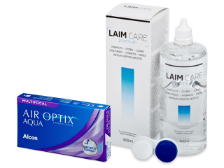 Air Optix Aqua Multifocal (6 db lencse) + 400 ml Laim-Care ápolószer