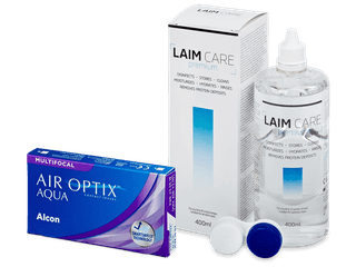 Air Optix Aqua Multifocal (6 db lencse) + 400 ml Laim-Care ápolószer