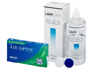 Air Optix for Astigmatism (6 db lencse) + 400 ml Laim-Care ápolószer