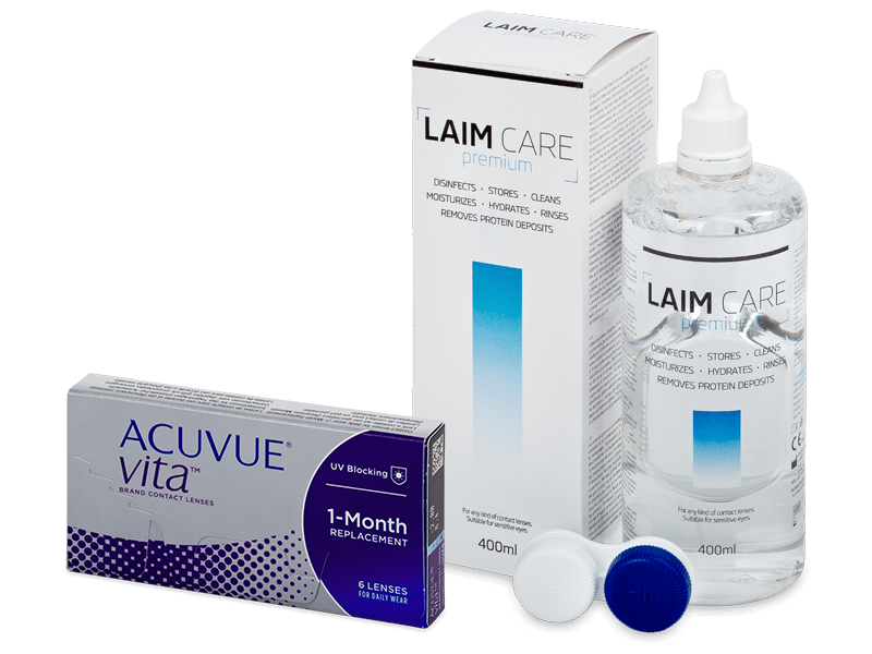 Acuvue Vita (6 db lencse) + 400 ml Laim-Care ápolószer - Kedvezményes csomag